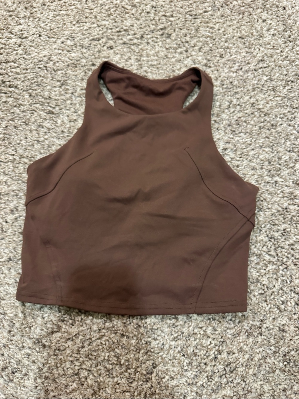 Lululemon racer back tank with sports bra